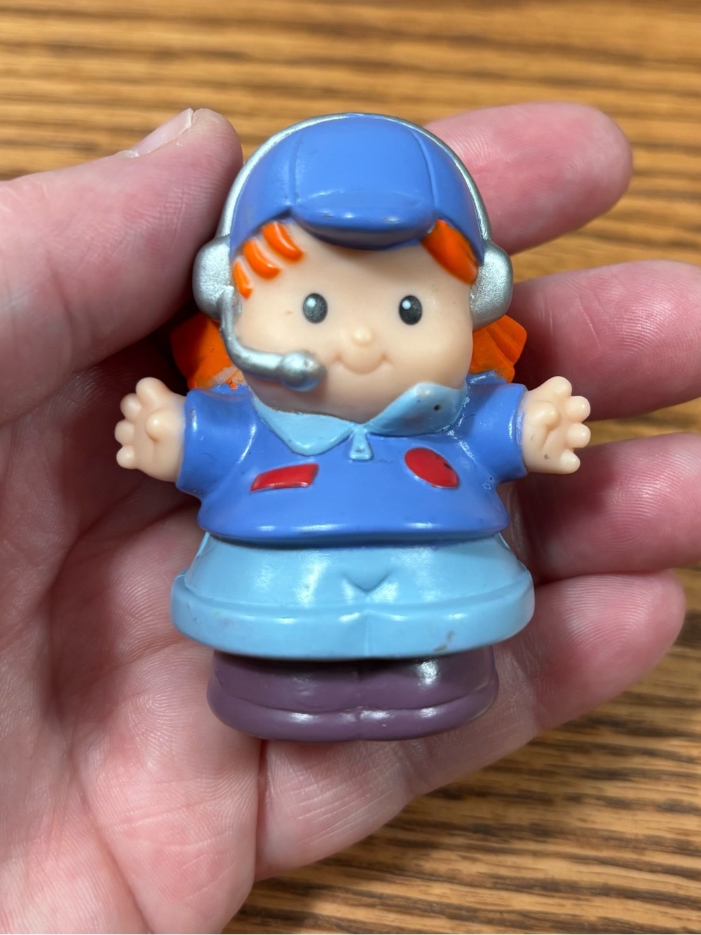 Vintage Fisher Price Little People Pilot Paula Figure
Toy 2005 Mattel